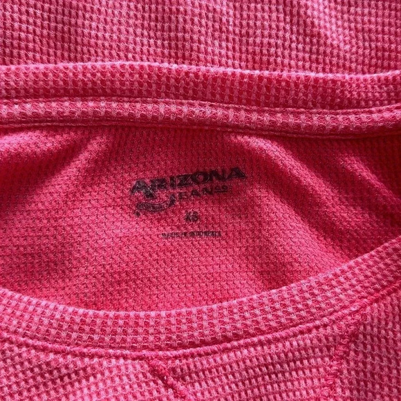 Arizona Jeans Waffle Long Sleeve Top Sz XS - Picture 5 of 5